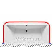 П образные карнизы для ванной